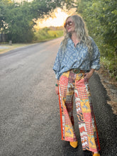 Cowboy collage trousers