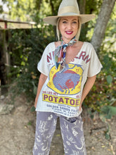 Seasons best western flour sack shirt