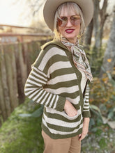 The Mossy oak stripe cardigan