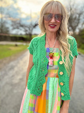 The green grass cardigan