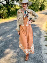 The Appaloosa apricot dress