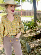 The Tribal trail blouse