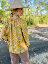 The Tribal trail blouse