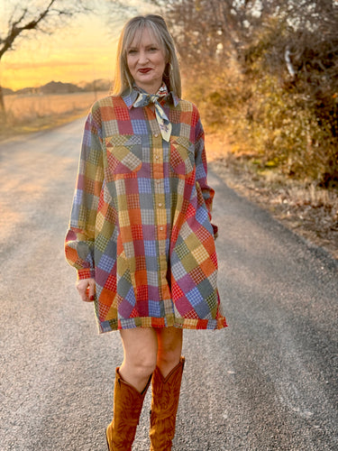 The Prickly patchwork dress