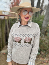 The Vintage rose sweater