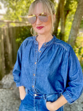 The Dixie denim top