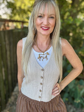 The Oatmilk sweater vest