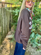 Jesus patchwork sweatshirt