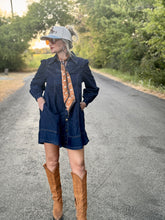 The Flare denim dress