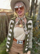 The Mossy oak stripe cardigan