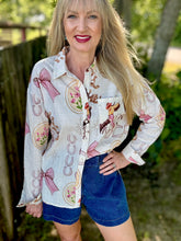Giddy up cowgirl button up