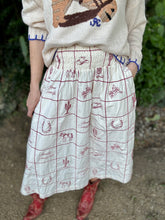 The Cherry wood skirt