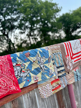 Stars stripes and cowboys bandanas