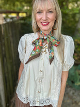 The Everly Eyelet blouse