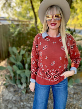 The Bandana sweater ~ 2 colors