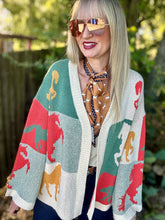 The Block horse cardigan