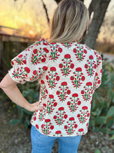 The Durango marigold blouse