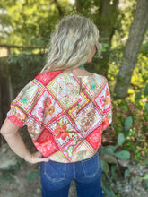 The Bandana bouquet blouse