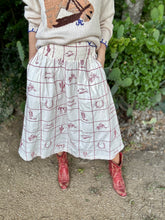 The Cherry wood skirt