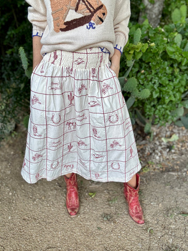The Cherry wood skirt