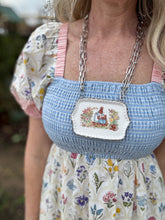 The Bunny plate necklace