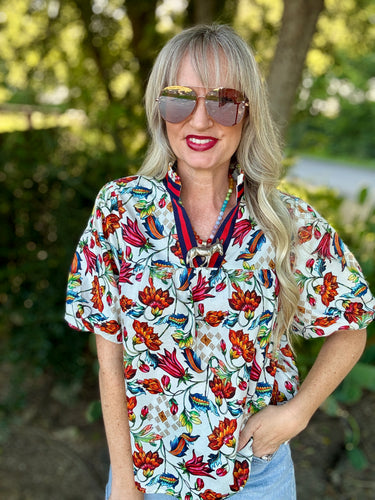 The Grand Garden blouse