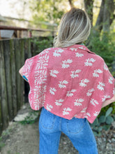 The Kantha crop jacket