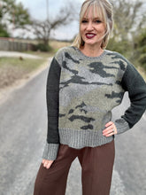 The Subtle camo sweater