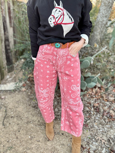 The Bandana barrel jeans