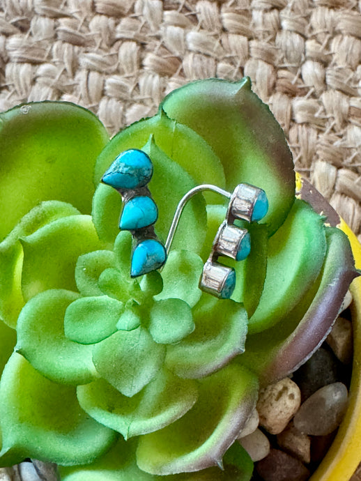 The Turquoise ear climber