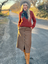 The Houndstooth skirt