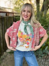 Find Joy chicken tee