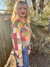 To the point patchwork shirt