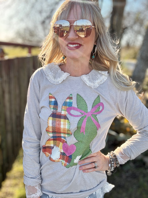The Plaid peter rabbit shirt