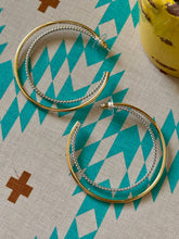 The Two tone hoops