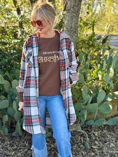 The Pines plaid jacket