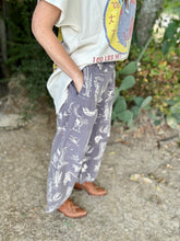 The washed western pants