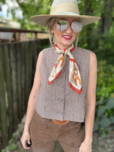 The Giddy Gingham vest