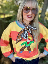 The Sunshine striped cowboy sweater