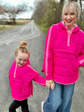 The mini Fuchsia fusion pullover