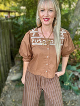 The Caramello blouse