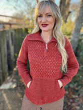 The Caliber cable knit pullover~2 colors