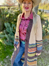 The Dusty trails sweater duster