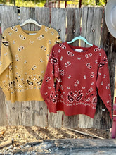 The Bandana sweater ~ 2 colors