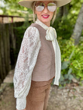 The Lilly lace blouse