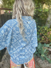 The Blue bandana button up