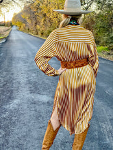 The Sunny stripe duster dress