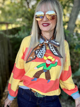 The Sunshine striped cowboy sweater