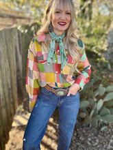 To the point patchwork shirt