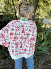 The Holiday Vintage toile top